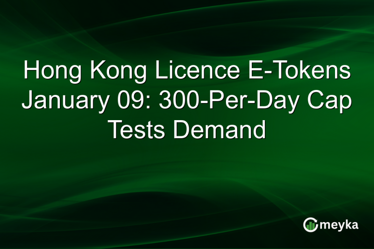 Hong Kong Licence E-Tokens January 09: 300-Per-Day Cap Tests Demand