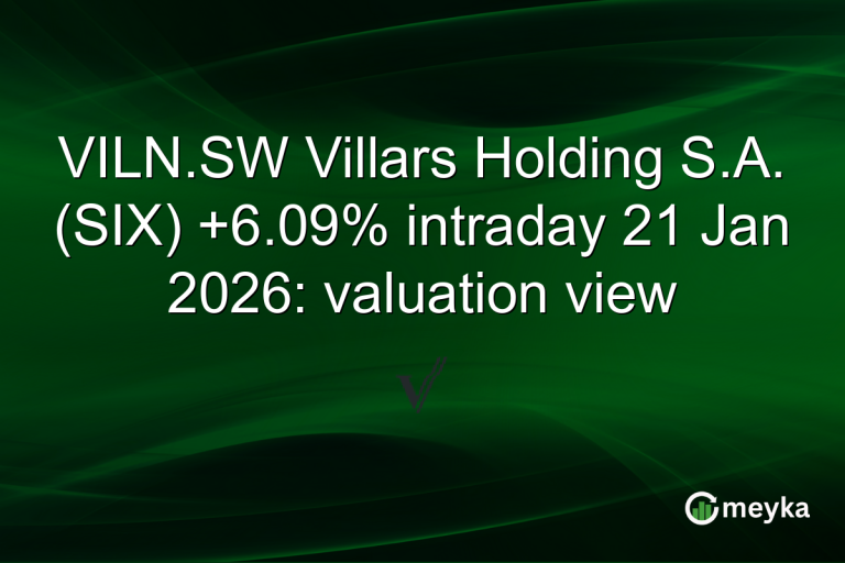 VILN.SW Villars Holding S.A. (SIX) +6.09% intraday 21 Jan 2026: valuation view