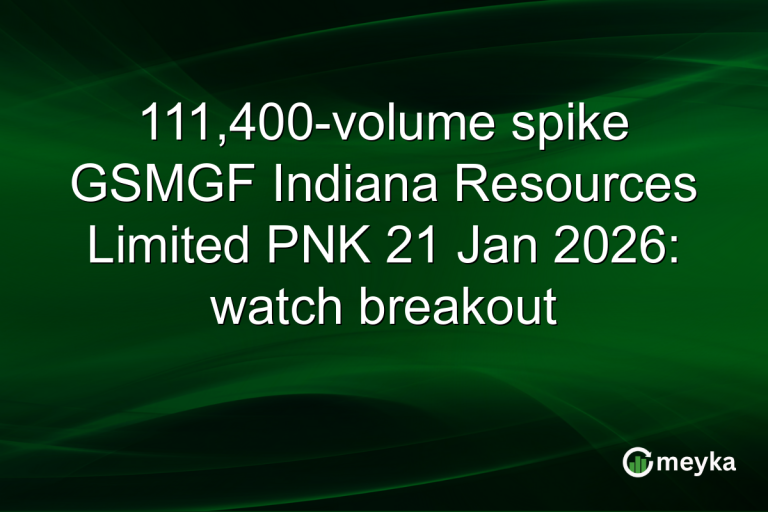 111,400-volume spike GSMGF Indiana Resources Limited PNK 21 Jan 2026: watch breakout