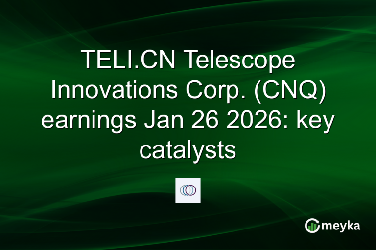 TELI.CN Telescope Innovations Corp. (CNQ) earnings Jan 26 2026: key catalysts