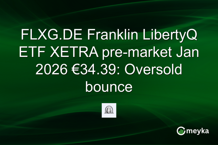 FLXG.DE Franklin LibertyQ ETF XETRA pre-market Jan 2026 €34.39: Oversold bounce