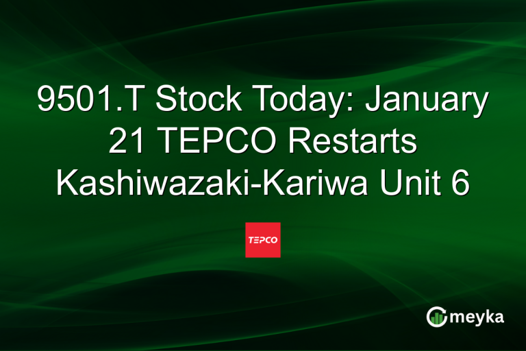 9501.T Stock Today: January 21 TEPCO Restarts Kashiwazaki-Kariwa Unit 6