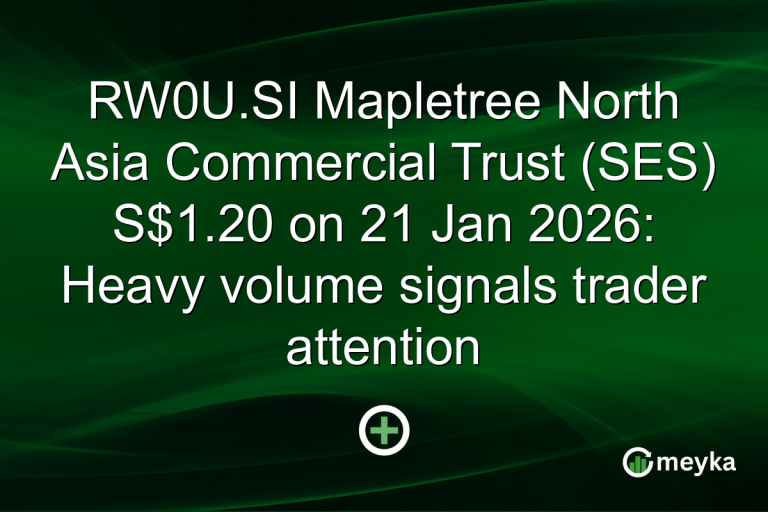 RW0U.SI Mapletree North Asia Commercial Trust (SES) S$1.20 on 21 Jan 2026: Heavy volume signals trader attention