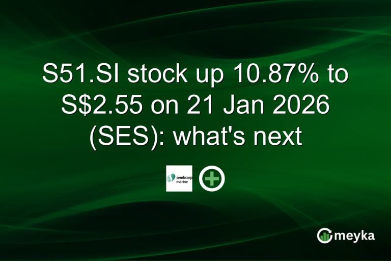 S51.SI stock up 10.87% to S$2.55 on 21 Jan 2026 (SES): what's next