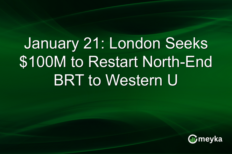 January 21: London Seeks $100M to Restart North-End BRT to Western U