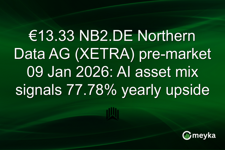 €13.33 NB2.DE Northern Data AG (XETRA) pre-market 09 Jan 2026: AI asset mix signals 77.78% yearly upside