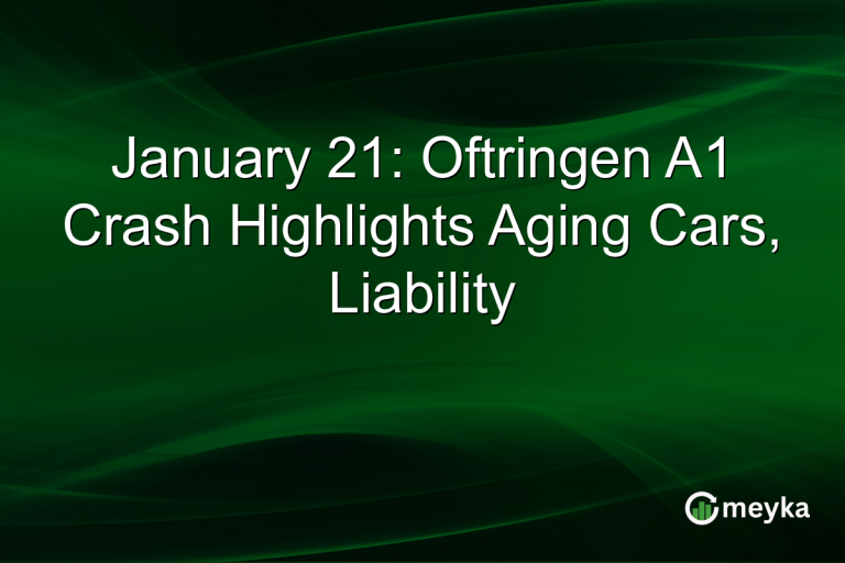 January 21: Oftringen A1 Crash Highlights Aging Cars, Liability