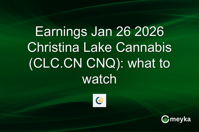 Earnings Jan 26 2026 Christina Lake Cannabis (CLC.CN CNQ): what to watch