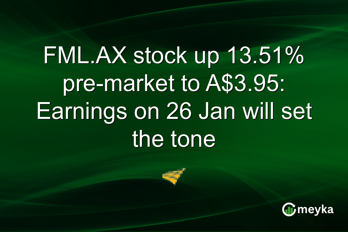 FML.AX stock up 13.51% pre-market to A$3.95: Earnings on 26 Jan will set the tone