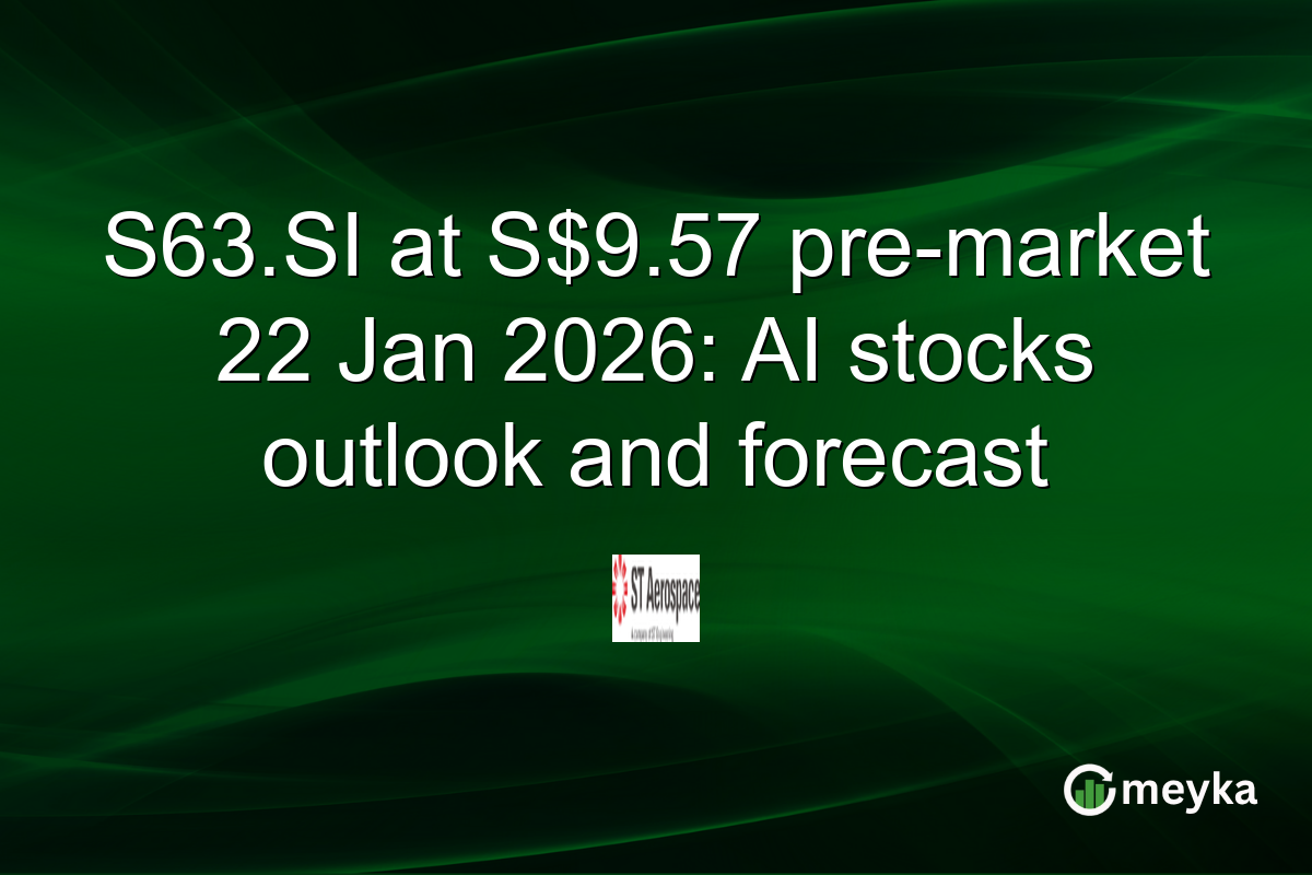 S63.SI at S$9.57 pre-market 22 Jan 2026: AI stocks outlook and forecast