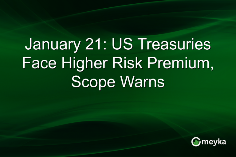 January 21: US Treasuries Face Higher Risk Premium, Scope Warns
