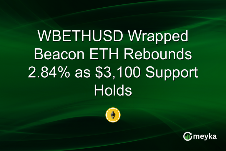 WBETHUSD Wrapped Beacon ETH Rebounds 2.84% as $3,100 Support Holds