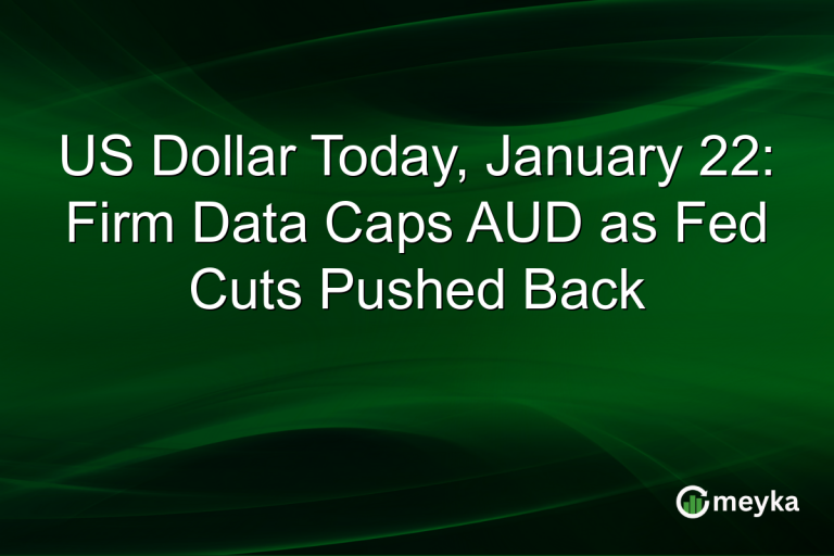 US Dollar Today, January 22: Firm Data Caps AUD as Fed Cuts Pushed Back