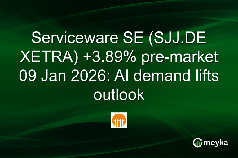 Serviceware SE (SJJ.DE XETRA) +3.89% pre-market 09 Jan 2026: AI demand lifts outlook
