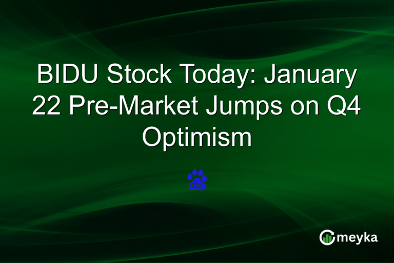 BIDU Stock Today: January 22 Pre-Market Jumps on Q4 Optimism