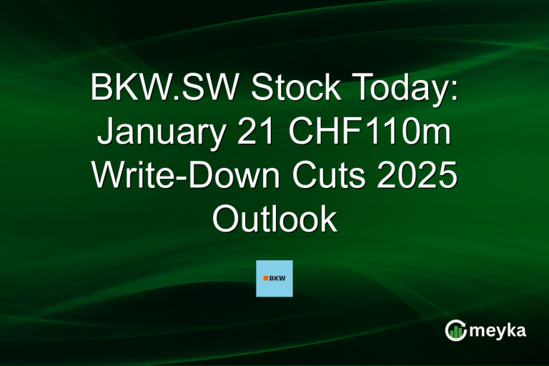BKW.SW Stock Today: January 21 CHF110m Write-Down Cuts 2025 Outlook