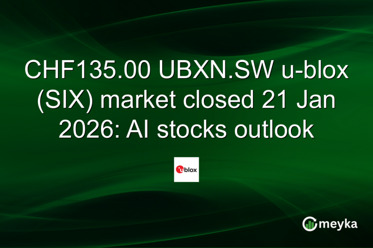 CHF135.00 UBXN.SW u-blox (SIX) market closed 21 Jan 2026: AI stocks outlook