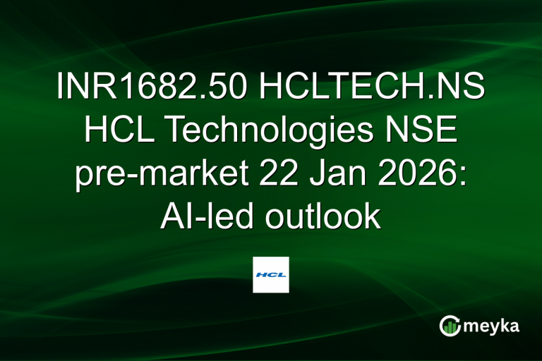 INR1682.50 HCLTECH.NS HCL Technologies NSE pre-market 22 Jan 2026: AI-led outlook