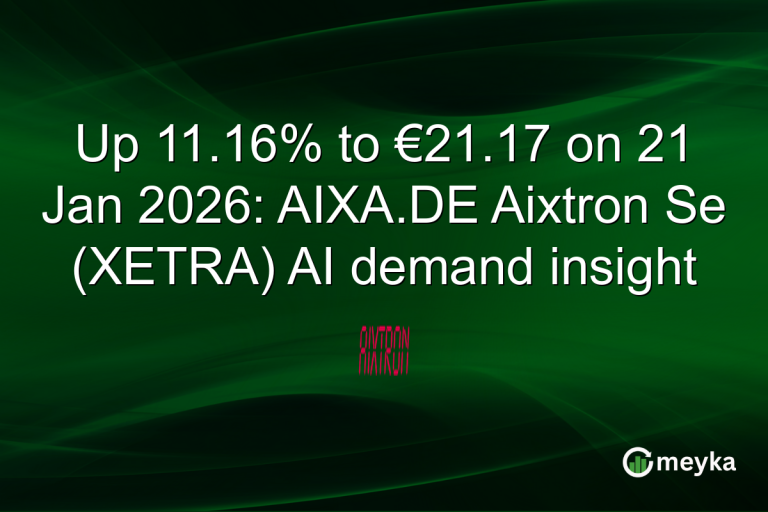 Up 11.16% to €21.17 on 21 Jan 2026: AIXA.DE Aixtron Se (XETRA) AI demand insight