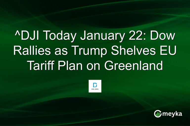 ^DJI Today January 22: Dow Rallies as Trump Shelves EU Tariff Plan on Greenland