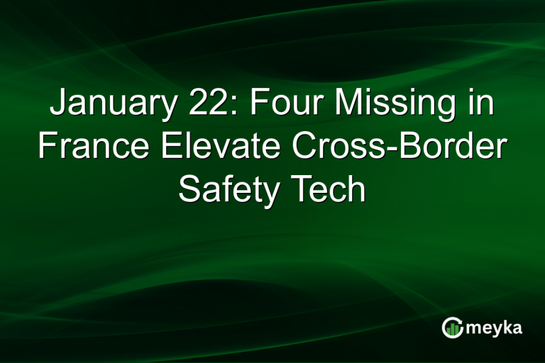 January 22: Four Missing in France Elevate Cross-Border Safety Tech