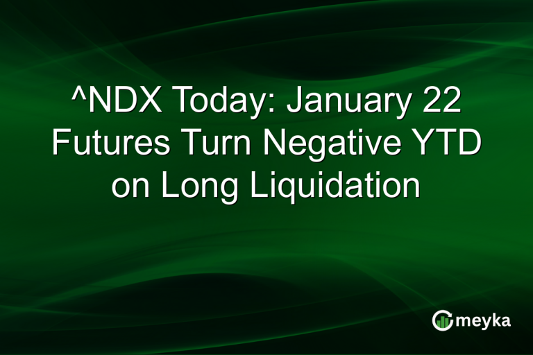 ^NDX Today: January 22 Futures Turn Negative YTD on Long Liquidation