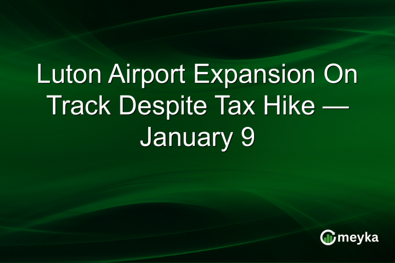 Luton Airport Expansion On Track Despite Tax Hike — January 9