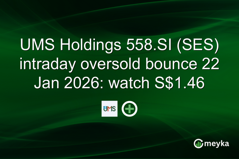 UMS Holdings 558.SI (SES) intraday oversold bounce 22 Jan 2026: watch S$1.46