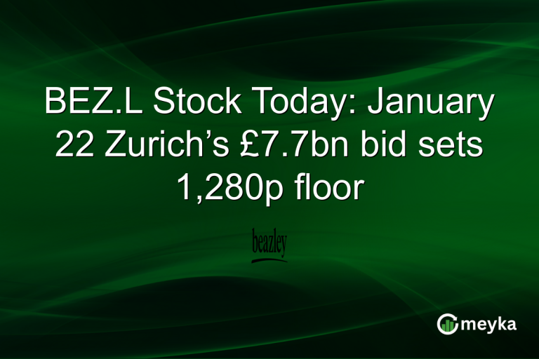 BEZ.L Stock Today: January 22 Zurich’s £7.7bn bid sets 1,280p floor