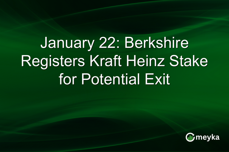 January 22: Berkshire Registers Kraft Heinz Stake for Potential Exit