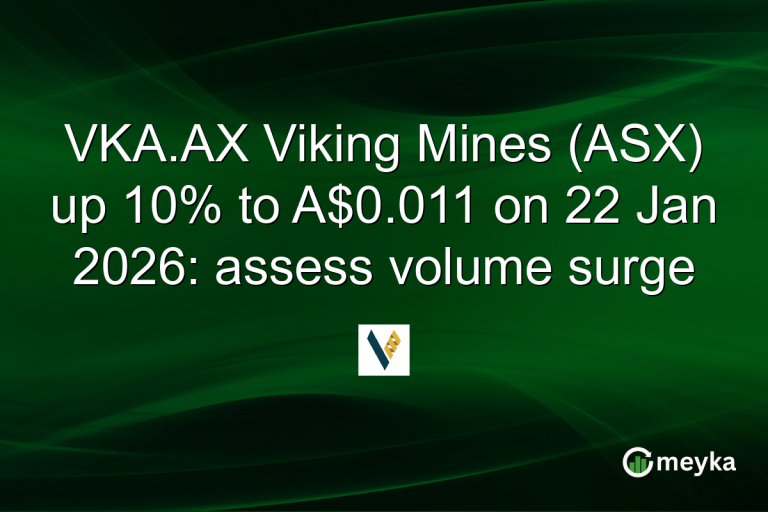 VKA.AX Viking Mines (ASX) up 10% to A$0.011 on 22 Jan 2026: assess volume surge