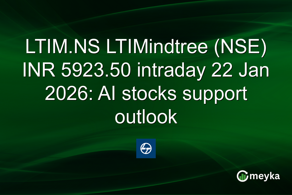 LTIM.NS LTIMindtree (NSE) INR 5923.50 intraday 22 Jan 2026: AI stocks support outlook