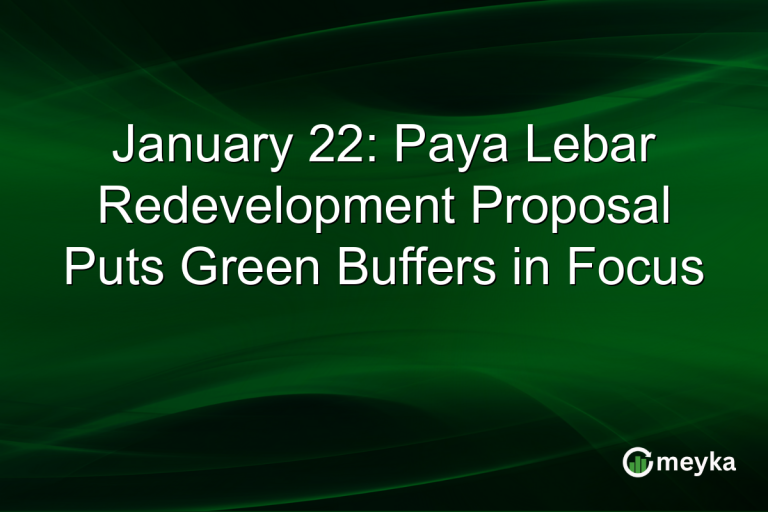 January 22: Paya Lebar Redevelopment Proposal Puts Green Buffers in Focus
