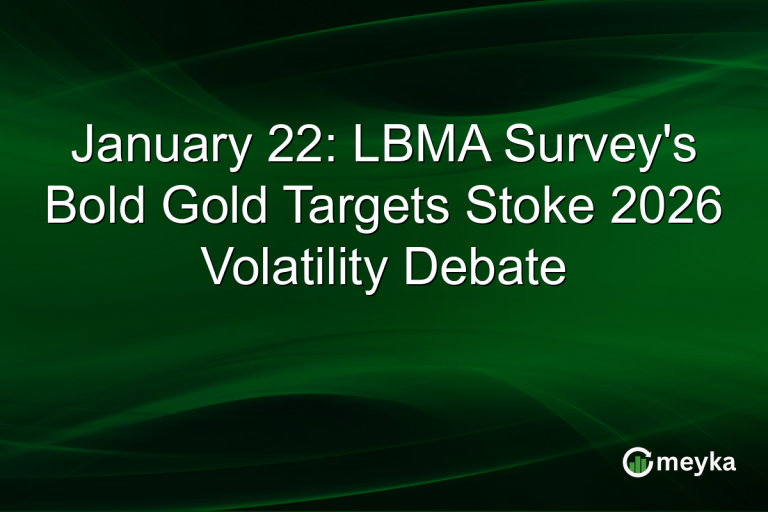 January 22: LBMA Survey's Bold Gold Targets Stoke 2026 Volatility Debate