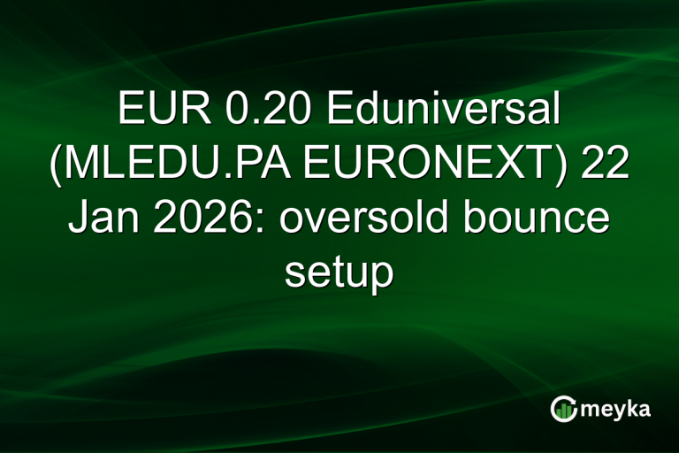 EUR 0.20 Eduniversal (MLEDU.PA EURONEXT) 22 Jan 2026: oversold bounce setup