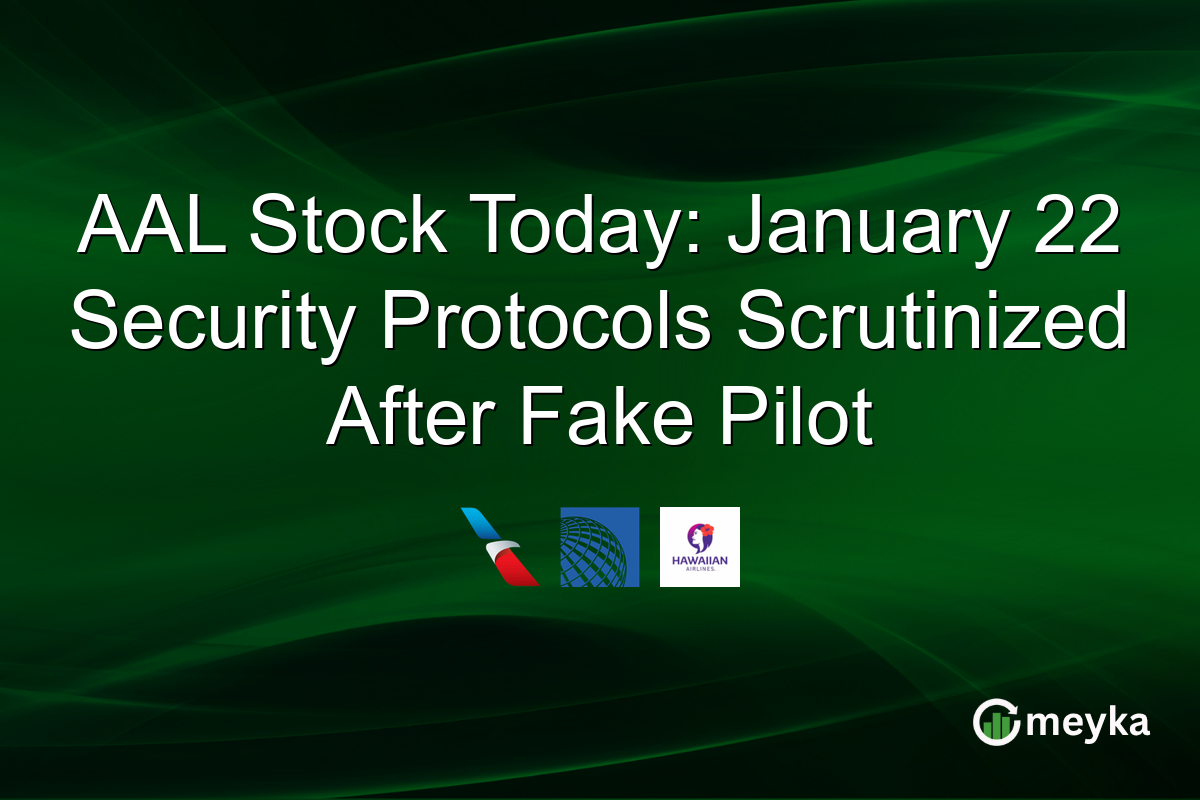 AAL Stock Today: January 22 Security Protocols Scrutinized After Fake Pilot