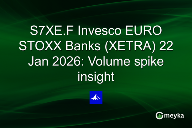 S7XE.F Invesco EURO STOXX Banks (XETRA) 22 Jan 2026: Volume spike insight