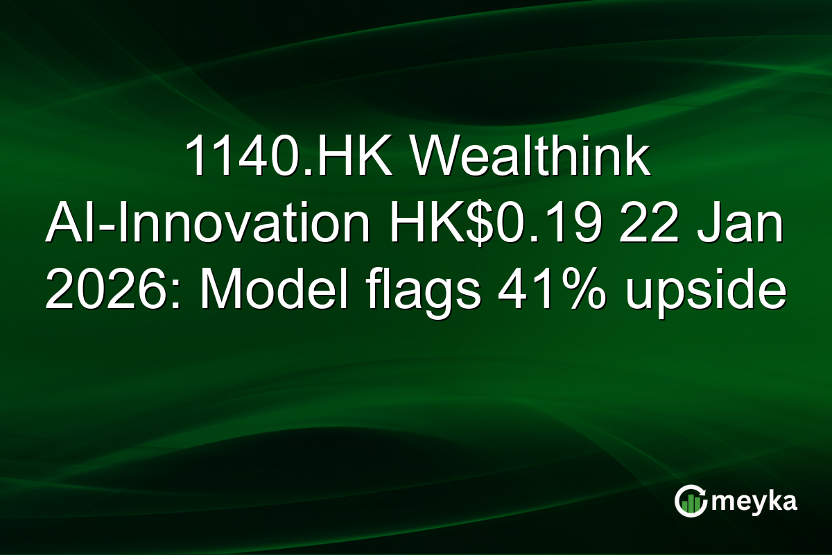 1140.HK Wealthink AI-Innovation HK$0.19 22 Jan 2026: Model flags 41% upside
