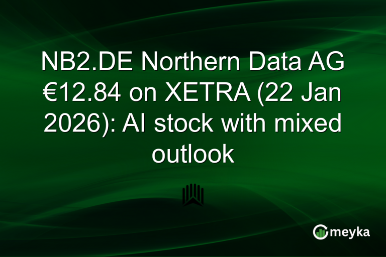 NB2.DE Northern Data AG €12.84 on XETRA (22 Jan 2026): AI stock with mixed outlook