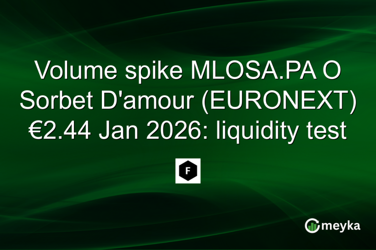 Volume spike MLOSA.PA O Sorbet D'amour (EURONEXT) €2.44 Jan 2026: liquidity test