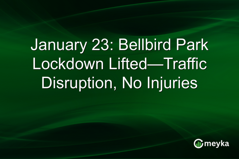 January 23: Bellbird Park Lockdown Lifted—Traffic Disruption, No Injuries