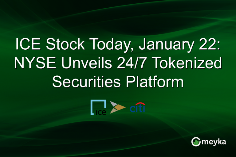 ICE Stock Today, January 22: NYSE Unveils 24/7 Tokenized Securities Platform