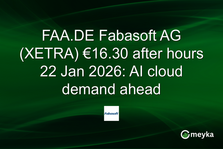 FAA.DE Fabasoft AG (XETRA) €16.30 after hours 22 Jan 2026: AI cloud demand ahead