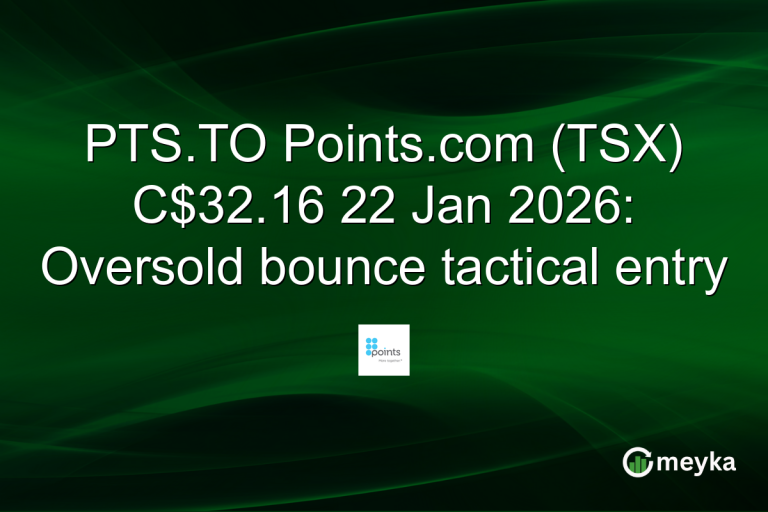 PTS.TO Points.com (TSX) C$32.16 22 Jan 2026: Oversold bounce tactical entry