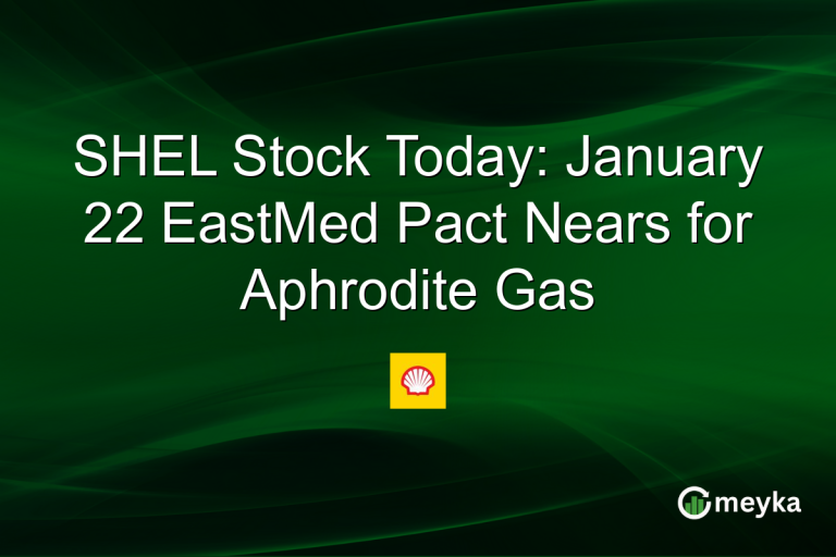 SHEL Stock Today: January 22 EastMed Pact Nears for Aphrodite Gas