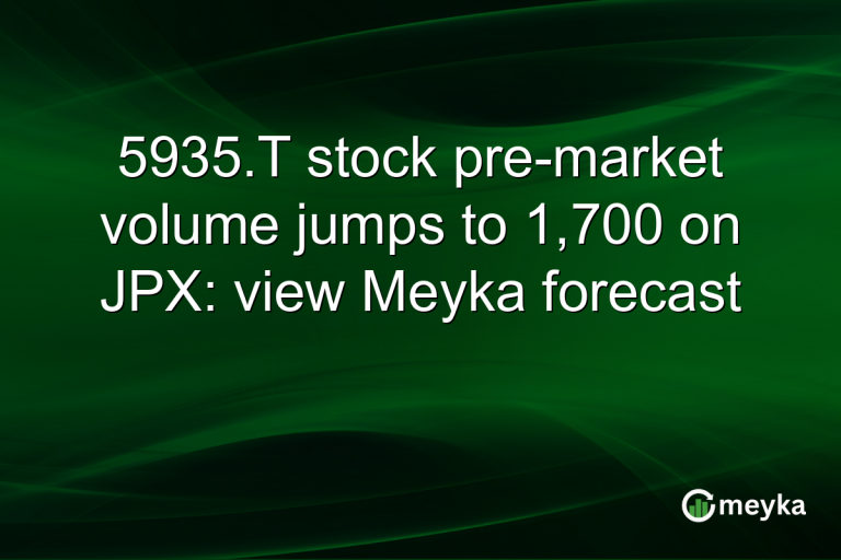 5935.T stock pre-market volume jumps to 1,700 on JPX: view Meyka forecast