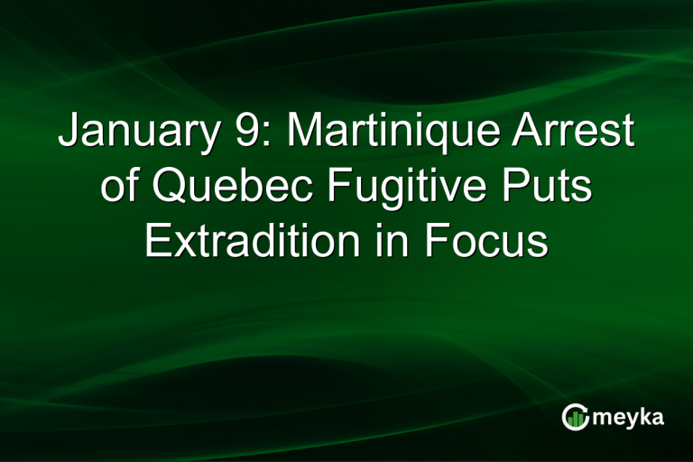 January 9: Martinique Arrest of Quebec Fugitive Puts Extradition in Focus