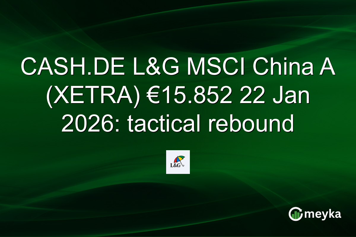 CASH.DE L&G MSCI China A (XETRA) €15.852 22 Jan 2026: tactical rebound