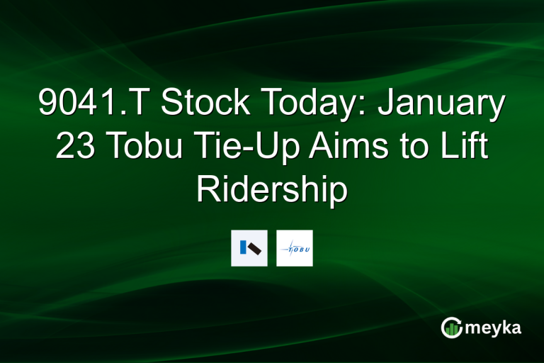 9041.T Stock Today: January 23 Tobu Tie-Up Aims to Lift Ridership