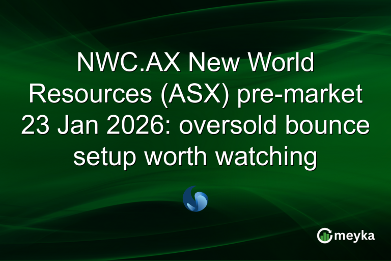 NWC.AX New World Resources (ASX) pre-market 23 Jan 2026: oversold bounce setup worth watching